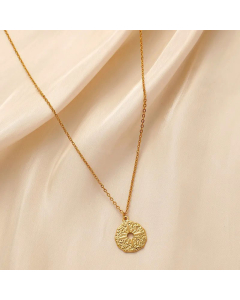 Retro Heart Shape Snake Eye Titanium Steel Plating Pendant Necklace CA07830777