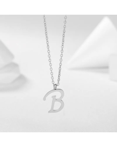 Minimalism Letter Stainless Steel Plating Pendant Necklace CA07830944