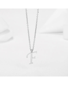 Minimalism Letter Stainless Steel Plating Pendant Necklace CA07830944
