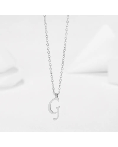 Minimalism Letter Stainless Steel Plating Pendant Necklace CA07830944