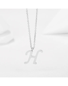Minimalism Letter Stainless Steel Plating Pendant Necklace CA07830944
