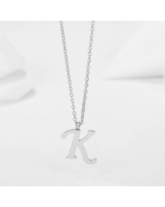 Minimalism Letter Stainless Steel Plating Pendant Necklace CA07830944