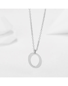 Minimalism Letter Stainless Steel Plating Pendant Necklace CA07830944