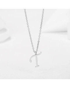 Minimalism Letter Stainless Steel Plating Pendant Necklace CA07830944