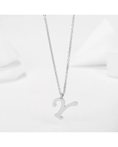 Minimalism Letter Stainless Steel Plating Pendant Necklace CA07830944
