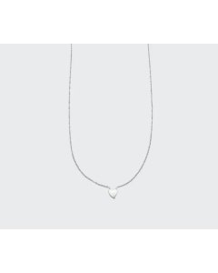Minimalism Heart Shape Titanium Steel Plating Pendant Necklace CA07830963