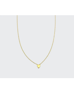 Minimalism Heart Shape Titanium Steel Plating Pendant Necklace CA07830963