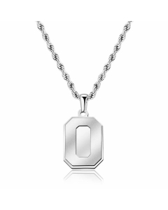 Casual Number Pedent Titanium Steel Plating Necklace CA07830989