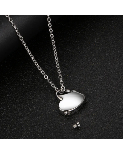 Minimalism Heart Shape Stainless Steel Plating Pendant Necklace CA07830991
