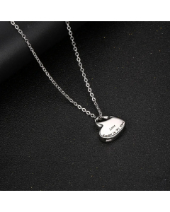 Minimalism Heart Shape Stainless Steel Plating Pendant Necklace CA07830991