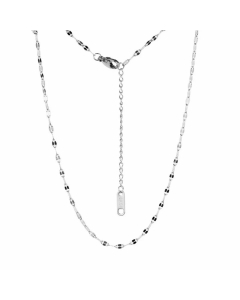 Basic Plain Solid Color Lip Chain Titanium Steel Plating Necklace CA07831011