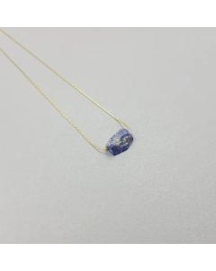 Daily Style Minimalism Natural Stone Pendant Stainless Steel Necklace CA07831122
