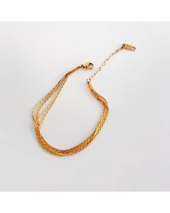 Fine Jewelry Plain Solid Color Layered Titanium Steel Necklace Colorza Wholesale CA07831240