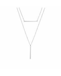 Fine Jewelry Minimalism Solid Color Stainless Steel Layered Necklaces CA07831274