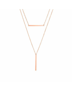Wholesale Simple Style Solid Color Stainless Steel Layered Necklaces