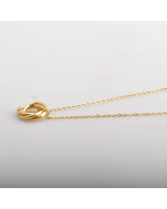 Wholesale Simple Style Circle Titanium Steel Necklace