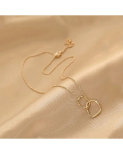 Wholesale Commute Square Stainless Steel Alloy Pendant Necklace