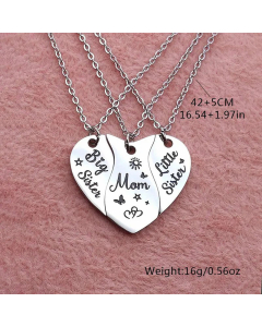 Wholesale Simple Style Letter Stainless Steel Pendant Necklace