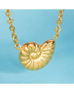 Daily Style Beach Conch Stainless Steel Titanium Steel Pendant Necklace CA07831414
