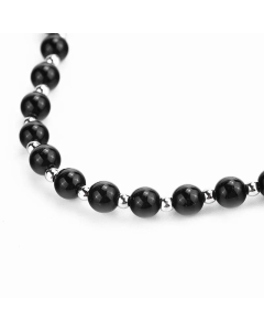 Wholesale Hip-Hop Round Titanium Steel Necklace