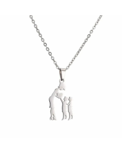 Wholesale MAMA Human Stainless Steel Plating Pendant Necklace CA07831581