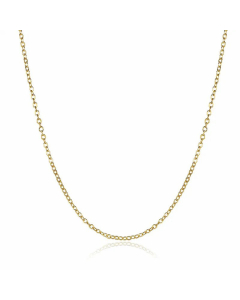 Wholesale Solid Color Hemp Flowers Chain O-Shaped Chain Flat Snake Bone Stainless Steel Necklace CA07831596-Gold Color-01