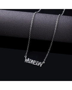 Casual Letter Stainless Steel Hollow Out Necklace