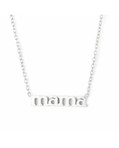 Fashion MAMA Pendant Stainless Steel Plating 18K Gold Plated Necklace