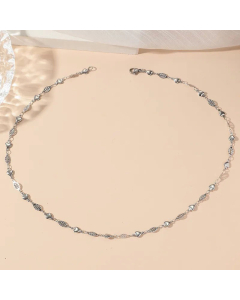 Simple Style Heart Shape Titanium Steel Polishing Necklace