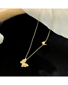 Wholesale Stainless Steel Necklace Elegant Butterfly Patchwork Necklace