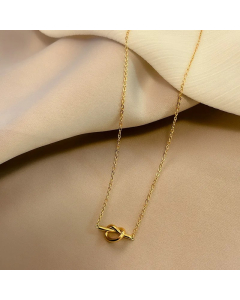 Simple Style Heart Shape Titanium Steel Patchwork Pendant Necklace