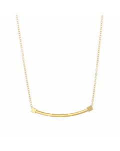Casual Simple Style Smiley Solid Color Plating Stainless Steel Necklace 