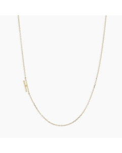Letter H Titanium Steel Plating Titanium Steel 18K Gold Plated Pendant Necklace