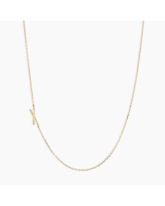 Letter X Titanium Steel Plating Titanium Steel 18K Gold Plated Pendant Necklace