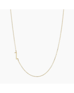 Letter Z Titanium Steel Plating Titanium Steel 18K Gold Plated Pendant Necklace