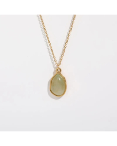 Retro Streetwear Irregular Geometric Stainless Steel Plating Titanium Steel 18K Gold Plated Pendant Necklace Long Necklace