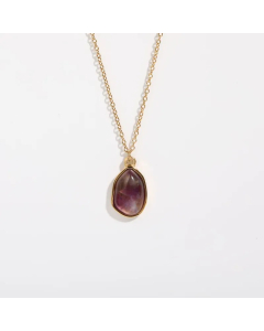 Retro Streetwear Irregular Geometric Stainless Steel Plating Titanium Steel 18K Gold Plated Pendant Necklace Long Necklace