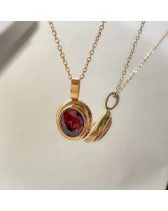 Simple Style Square Oval Titanium Steel Inlay Rhinestones Necklace