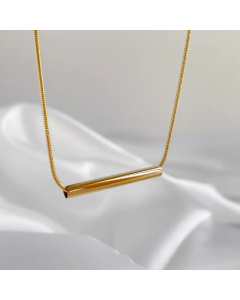 Simple Style Geometric Titanium Steel Plating Necklace