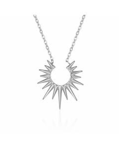 INS Style Sun Titanium Steel Plating Pendant Necklace