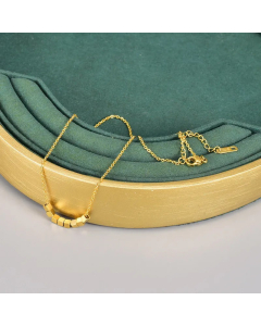 Casual Simple Style Square Titanium Steel Plating 18K Gold Plated Necklace