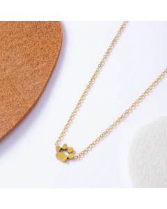 Retro Solid Color Stainless Steel Patchwork Pendant Necklace