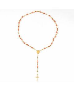 Ethnic Style Portrait Cross Stainless Steel Silica Gel Plating Necklace
