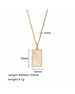 INS Style Geometric Heart Shape Stainless Steel Titanium Steel Irregular Plating Inlay Rhinestones Pendant Necklace