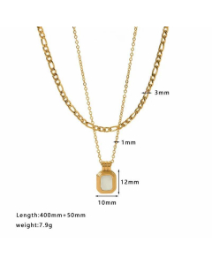 Streetwear Heart Shape Butterfly Stainless Steel Titanium Steel Plating Pendant Necklace
