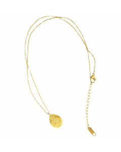 INS Style Rose Titanium Steel Plating Pendant Necklace