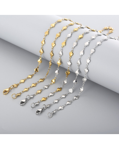 Elegant Simple Style Heart Shape Titanium Steel Polishing Necklace