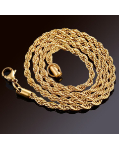 INS Style Geometric Titanium Steel Plating Necklace