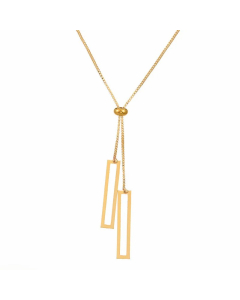 Wholesale Stainless Steel Necklace Cross Infinity Heart Shape Hollow Out Inlay Crystal Rhinestones Zircon Necklace-Gold Color-08
