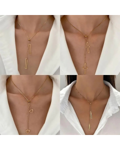 Casual Simple Style Cross Infinity Heart Shape Titanium Steel Copper Plating Hollow Out Inlay Crystal Rhinestones Zircon 18K Gold Plated Gold Plated Silver Plated Pendant Necklace_colorza_5